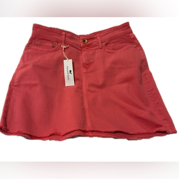 Vineyard vines Jean red skirt. NWT - Picture 1 of 7